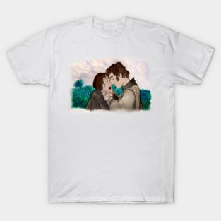 Pride and Prejudice Watercolor Painting T-Shirt